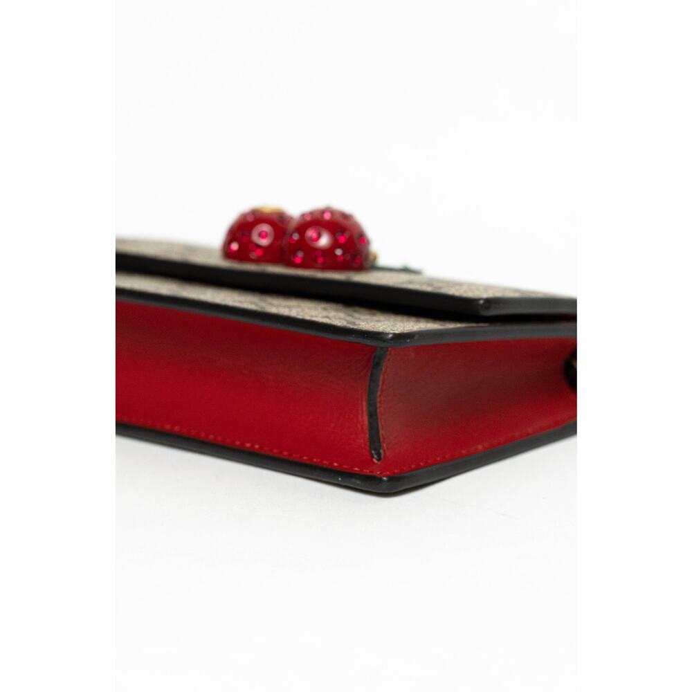 Gucci GG Supreme Monogram Mini Cherry Chain Bag - Picture 5 of 8